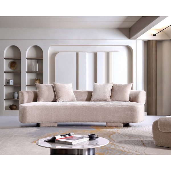 Manhattan Comfort Verandah XL Sofa in Beige SF016-BE - main